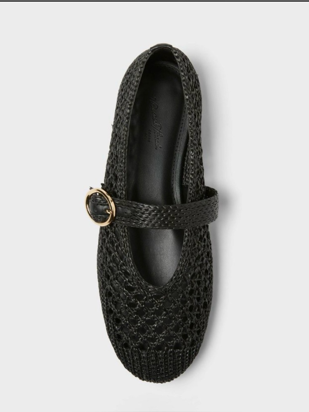 Women Sia Knit Woven Mary Jane Flats - Universal Thread size 9 1/2
